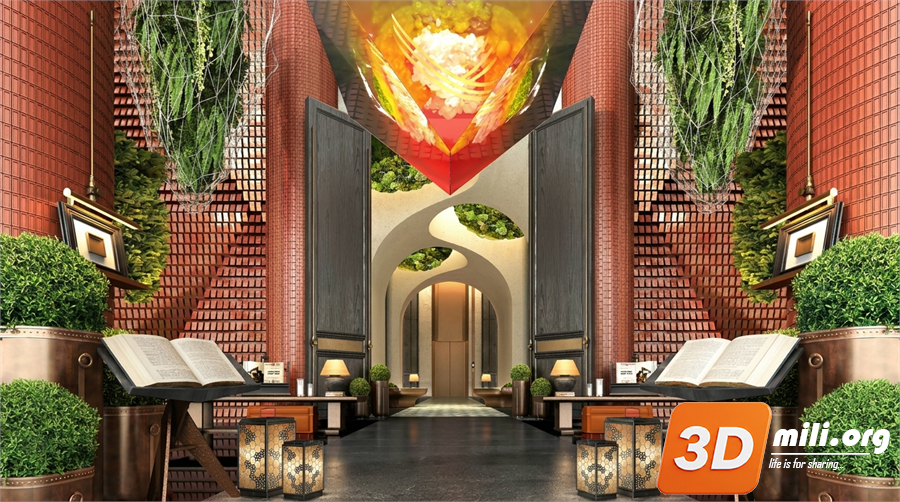 Lobby front desk Skp Files 